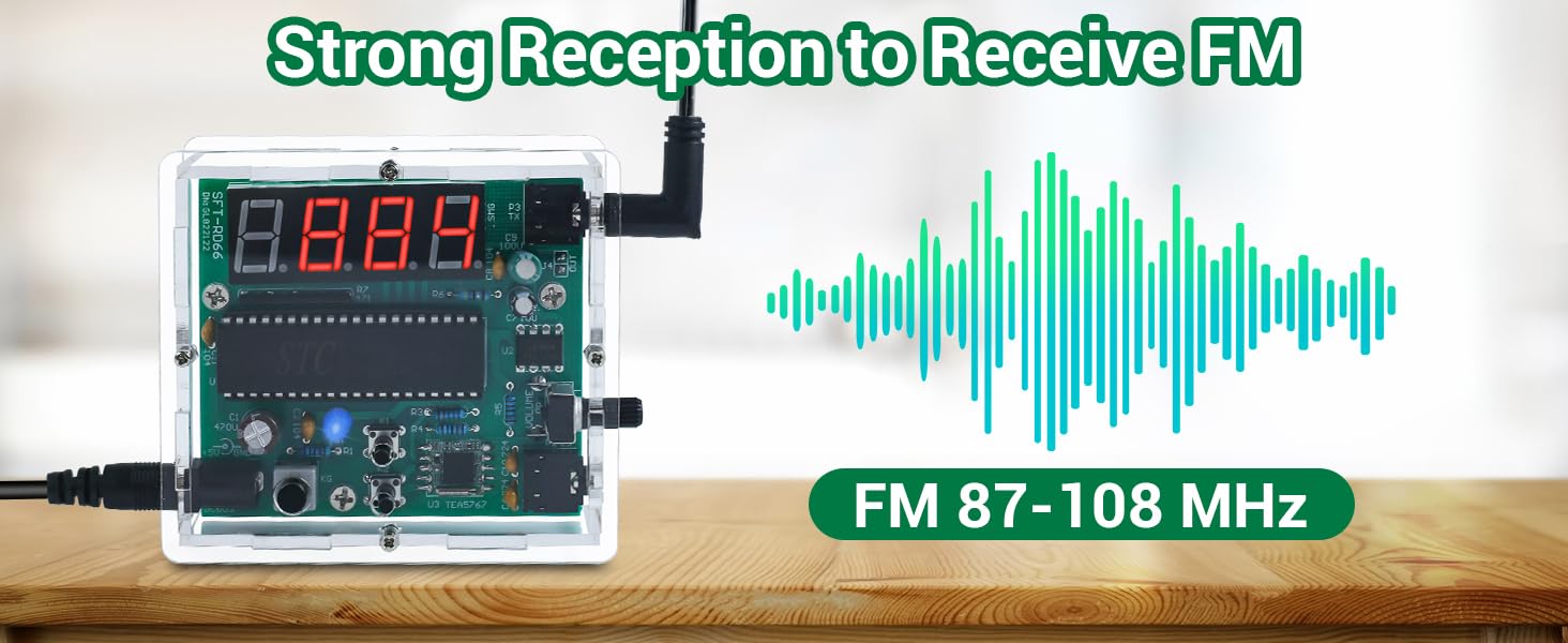 Build Your Own Wireless FM Radio Receiver Kit with TEA5767 Module